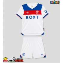 Camisa de Futebol Rangers Equipamento Secundário Infantil 2025-26 Manga Curta (+ Calças curtas)